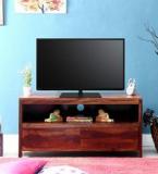 Woodsworth Calypso Entertainment Unit In Provincial Teak Finish