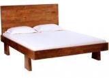 Woodsworth Campinas Solid Wood King Size Bed In Colonial Maple Finish