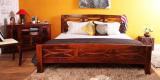 Woodsworth Caracas Solid Wood King Size Bed In Provincial Teak Finish