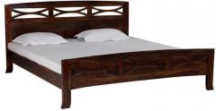 Woodsworth Caracas Solid Wood King Sized Bed in Provincial Teak Finish