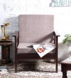 Woodsworth Carmelo One Seater Sofa In Provincial Teak Finish