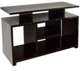 Woodsworth Cartagena Solid Wood Entertainment Unit In Espresso Walnut Finish