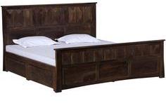 Woodsworth Casa Blanco Queen Sized Bed With Storage Provincial Teak Finish