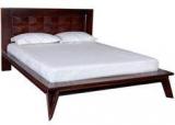 Woodsworth Casa Blanco Solid Wood Queen Sized Bed In Dual Tone Finish