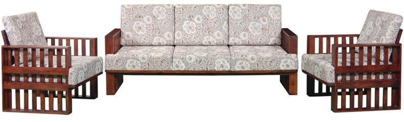 Woodsworth Casa Chavez Sofa Set In Colonial Maple Finish