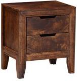 Woodsworth Casa Madera Bed Side Table In Provincial Teak Finish