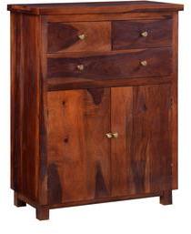 Woodsworth Casa Madera Chest Of Drawer In Honey Oak Finish