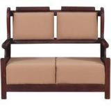 Woodsworth Casa Madera Double Seater Sofa In Passion Mahogany Finish