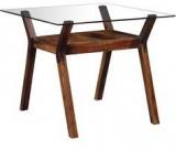 Woodsworth Casa Madera Four Seater Dining Table In Provincial Teak Finish