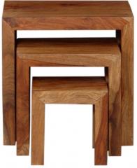 Woodsworth Casa Madera Set of Tables in Provincial Teak Finish