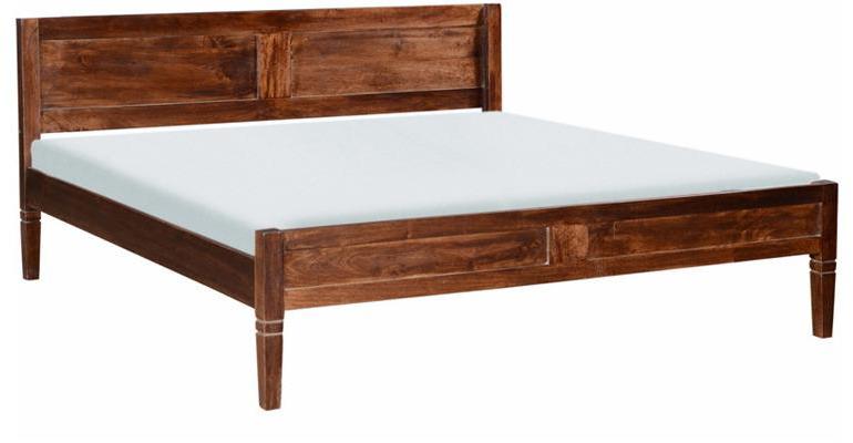 Woodsworth Casa Madera Solid Wood Queen Sized Bed Without Storage in Provincial Teak Finish