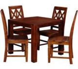 Woodsworth Casa Rio Four Seater Dining Set In Honey Oak Finish