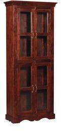 Woodsworth Casa Rio Premium Acacia Wood Book Case In Colonial Maple Finish