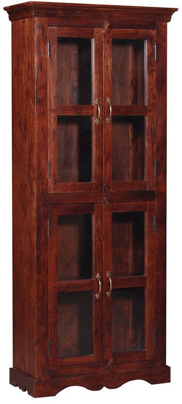 Woodsworth Casa Rio Premium Acacia Wood Book Case in Colonial Maple Finish