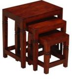 Woodsworth Casa Rio Set Of Table In Colonial Maple Finish