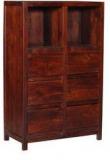 Woodsworth Casa Rio Sheesham Wood Book Case In Colonial Maple Finish