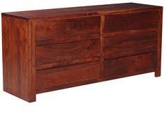 Woodsworth Casa Rio Sheesham Wood Chest Of Drawers In Colonial Maple Finish