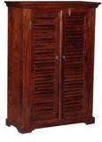 Woodsworth Casa Rio Sheesham Wood Wardrobe In Colonial Maple Finish