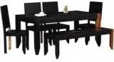 Woodsworth Casa Rio Six Seater Dining Set In Dual Tone Finish