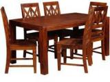 Woodsworth Casa Rio Six Seater Dining Set In Honey Oak Finish