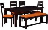 Woodsworth Casa Rio Six Seater Dining Set In Passion Mahogany Finish