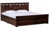 Woodsworth Casa Rio Solid Wood King Sized Bed With Storage In Provincial Teak Finish