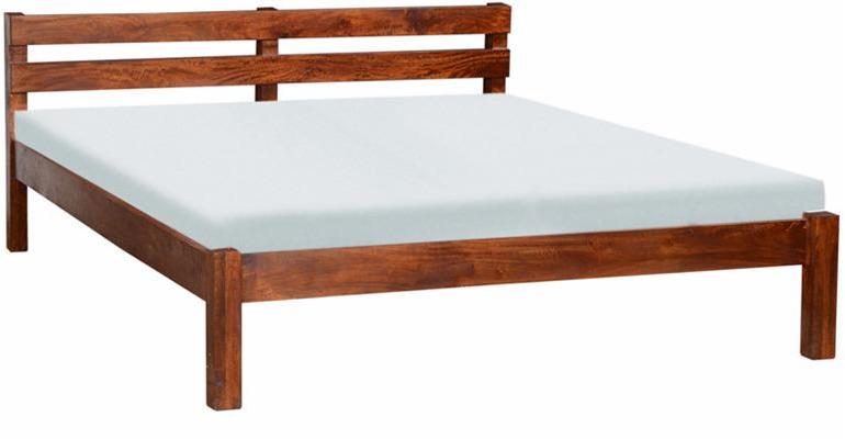 Woodsworth Casa Rio Solid Wood Queen Sized Bed Without Storage in Colonial Maple Finish