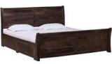 Woodsworth Casa Roca King Sized Bed With Storage In Provincial Teak Finish