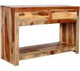 Woodsworth Cassia Acacia Console Table In Natural Sheesham Finish