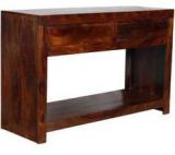 Woodsworth Cassia Acacia Wood Console Table In Espresso Walnut