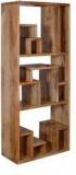 Woodsworth Cassia Artistic Solid Wood Display Unit In Natural Mango Wood Finish