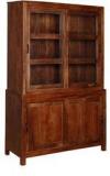 Woodsworth Cassia Classic Crockery Solid Wood Cabinet In Provincial Teak Finish