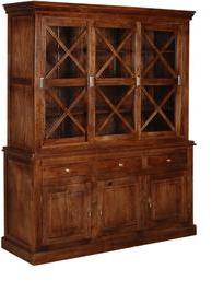 Woodsworth Cayenne Book Case Cum Hutch Cabinet In Provincial Teak Finish