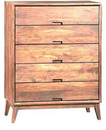 Woodsworth Cayenne Classy Solid Wood Chest Of Drawer In Natural Finish