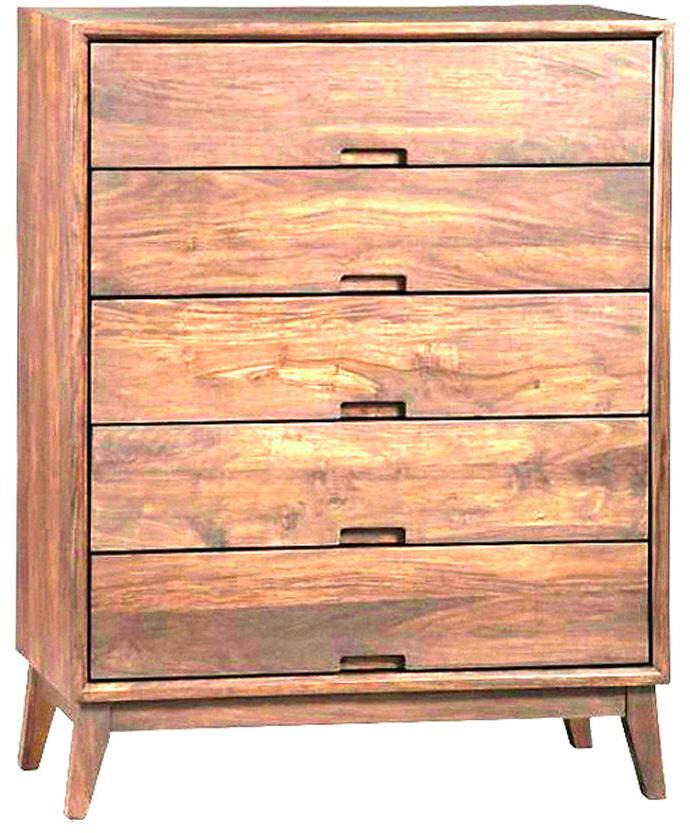 Woodsworth Cayenne Classy Solid Wood Chest of Drawer in Natural Finish