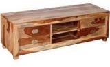 Woodsworth Cayenne Solid Wood Entertainment Unit In Natural Shesham Finish