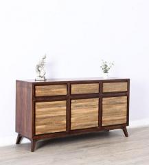 Woodsworth Chelan Three Door Sideboard in Dual Tone Finish