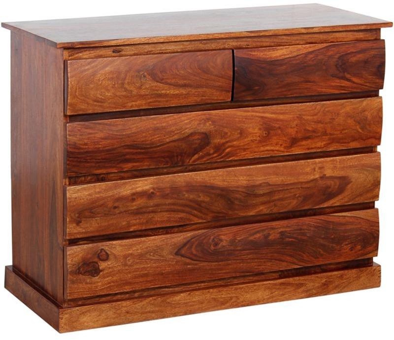 Woodsworth Chelmsford Solid Wood Chest of Drawers in Colonial Maple Finish