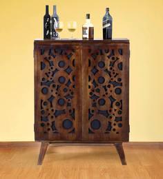 Woodsworth Cheney Bar Cabinet In Provincial Teak Finish