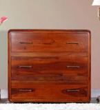 Woodsworth Cincinnati Chest Of Three Drawers In Honey Oak Finish