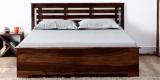 Woodsworth Clancy Hydraulic King Bed With Hydraulic Storage In Provincial Teak Finish