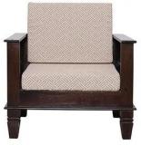 Woodsworth Clarke One Seater Sofa In Provincial Teak Finish