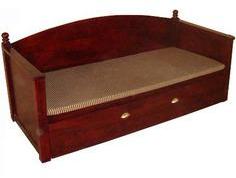 Woodsworth Clarke Sofa Cum Bed In Passion Mahogany Finish