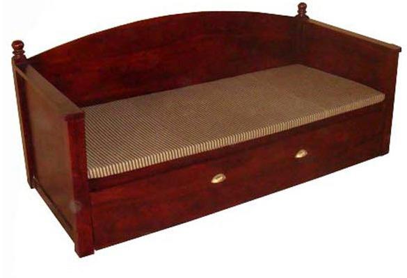 Woodsworth Clarke Sofa Cum Bed in Passion Mahogany Finish