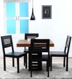 Woodsworth Clio Four Seater Dining Set In Dual Tone Finish