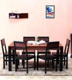 Woodsworth Clio Six Seater Dining Set In Dual Tone Finish