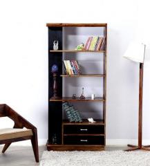 Woodsworth Coloma Book Shelf in Dual Tone Finish