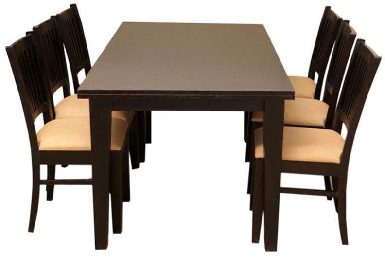 Woodsworth Concepcion Dining Table Set in Espresso Walnut Finish