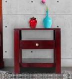 Woodsworth Connell Bed Side Table In Passion Mahogany Finish