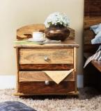 Woodsworth Connell Bedside Table In Natural Finish